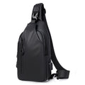Korean City Waterproof USB Charging Crossbody Bag - Image 6