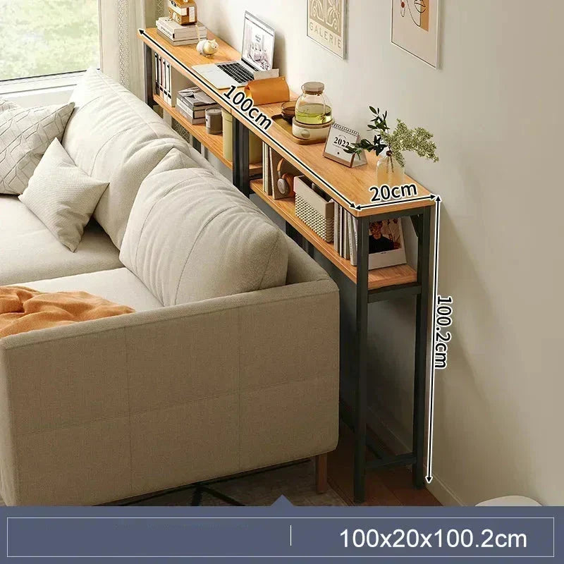 Sofa Gap Table Narrow Modern Space-Saving Table - Image 6