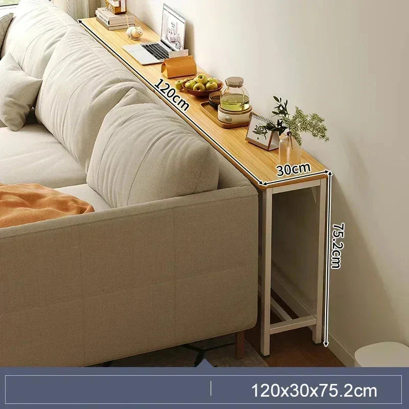 Sofa Gap Table Narrow Modern Space-Saving Table - Image 9