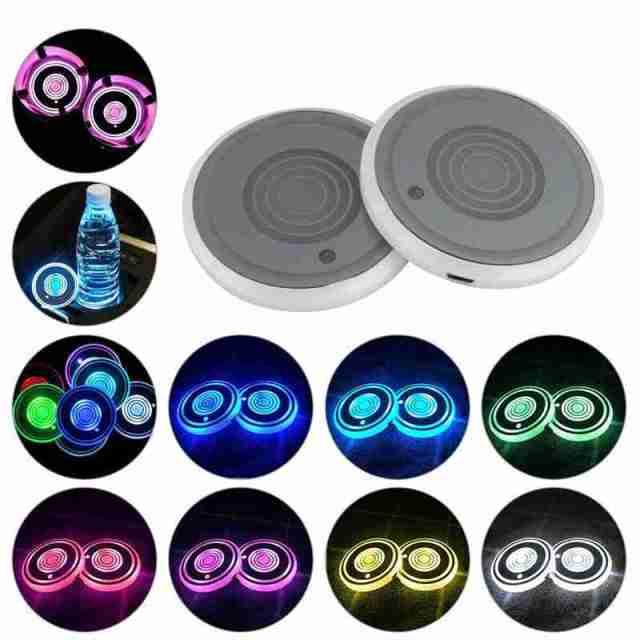 Car LED Cup Holder Coaster - Image 7