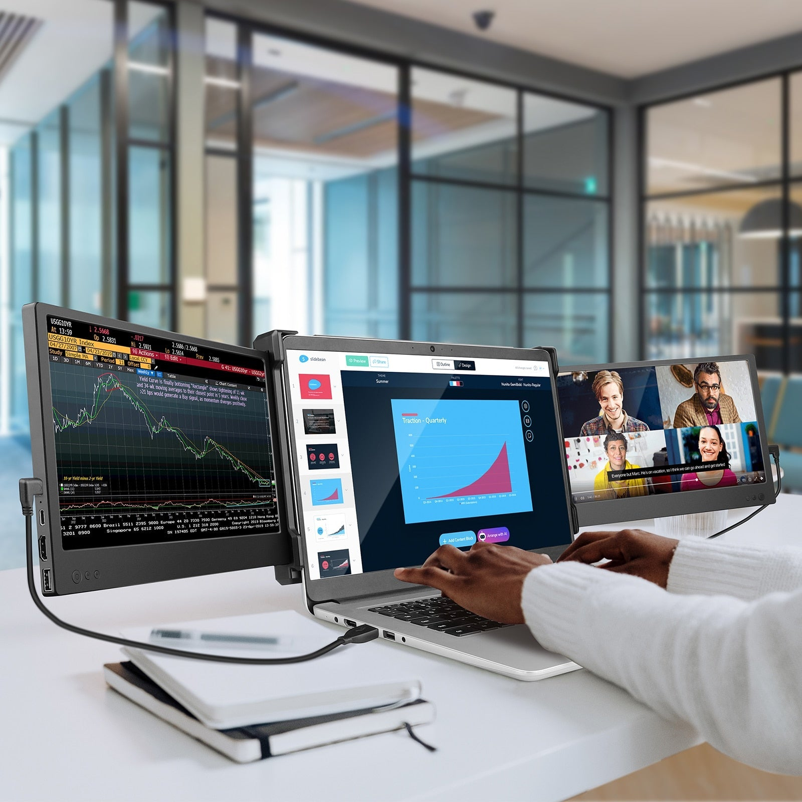 Smart Portable Laptop Monitor Extender - Image 0